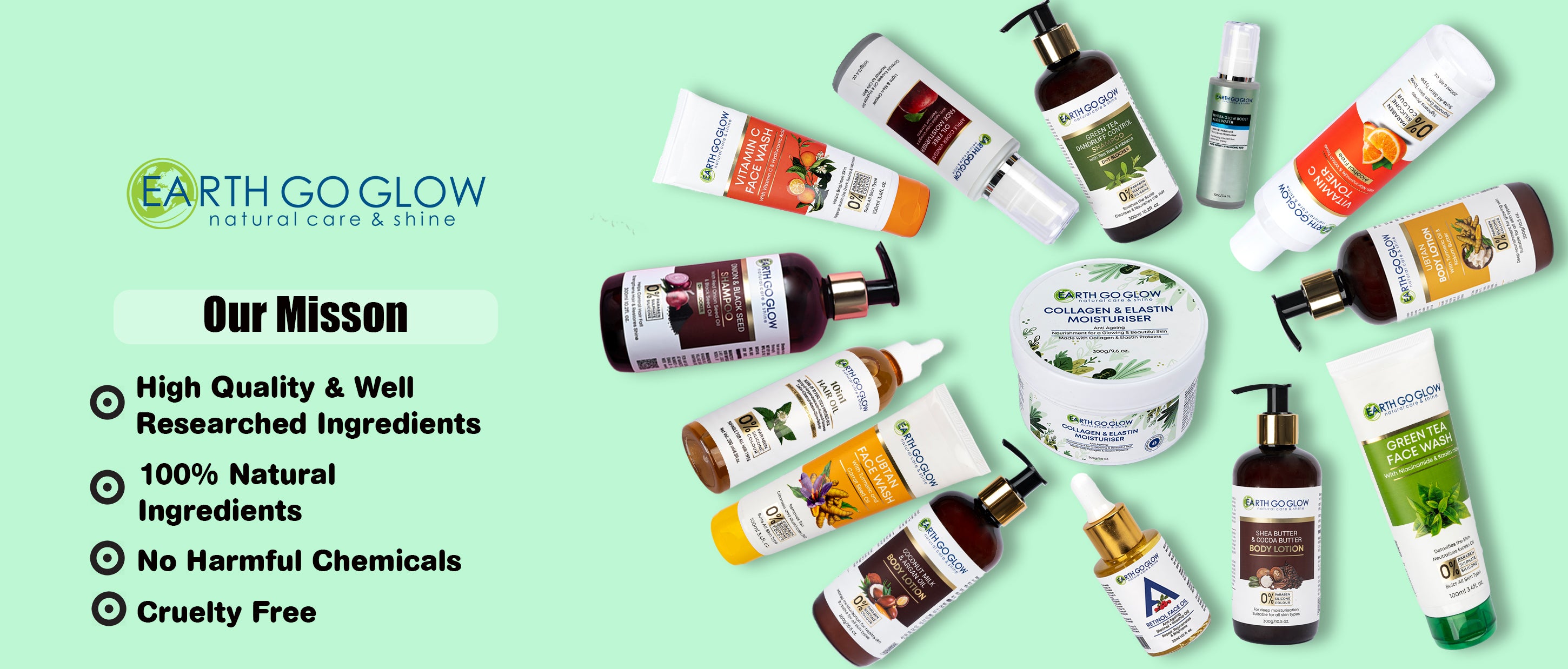 Best skin care solution on EARTHGOGLOW