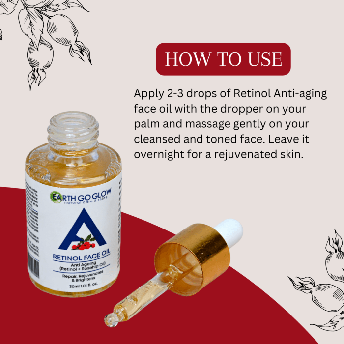How to use Retinol Face oil