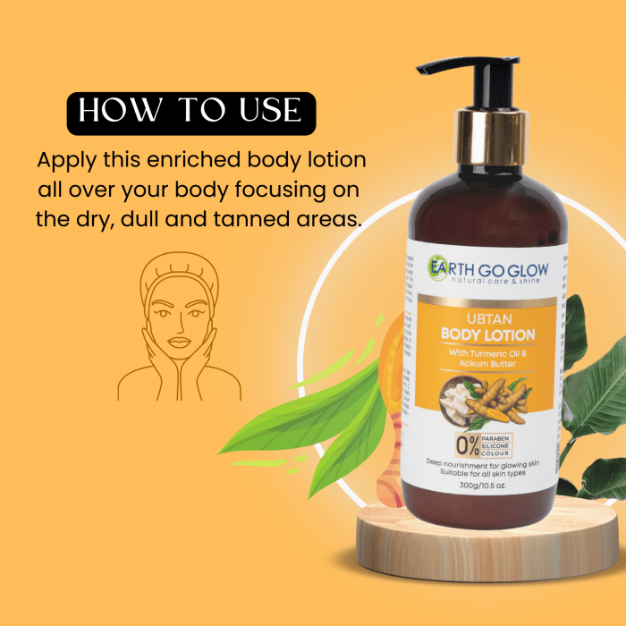 How to use Ubtan Body Lotion
